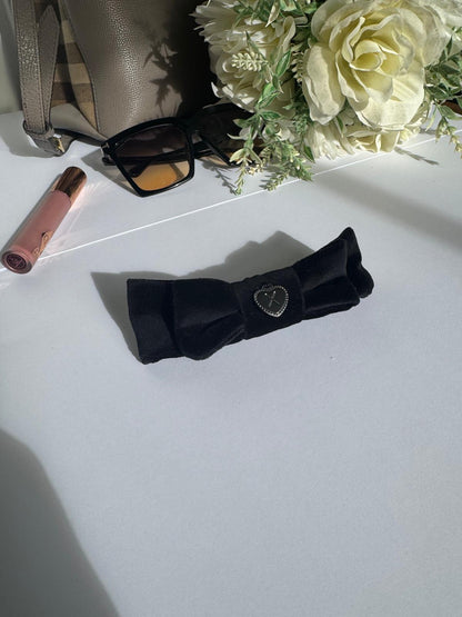 Alba Loves Mini Velvet Bow Barrette